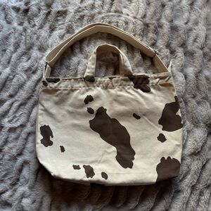 Baggu Cow Print Canvas Tote